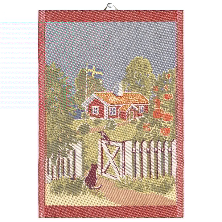 Mitt Sverige kjøkkenhåndkle 35x50 cm - Multi - Ekelund Linneväveri