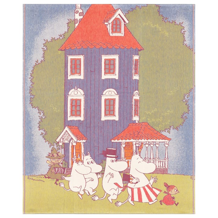 Moomin House pledd 140x170 cm, Multi Ekelund Linneväveri