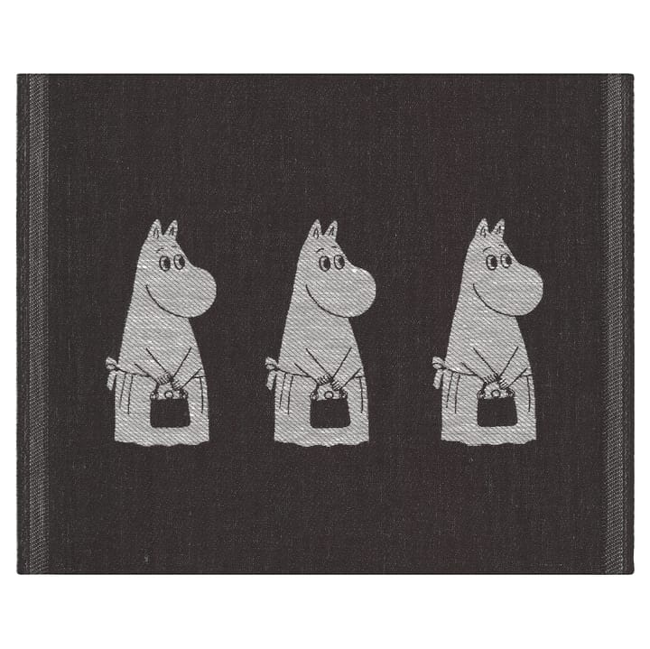 Moominmamma oppvaskklut 28x35 cm, Svart Ekelund Linneväveri