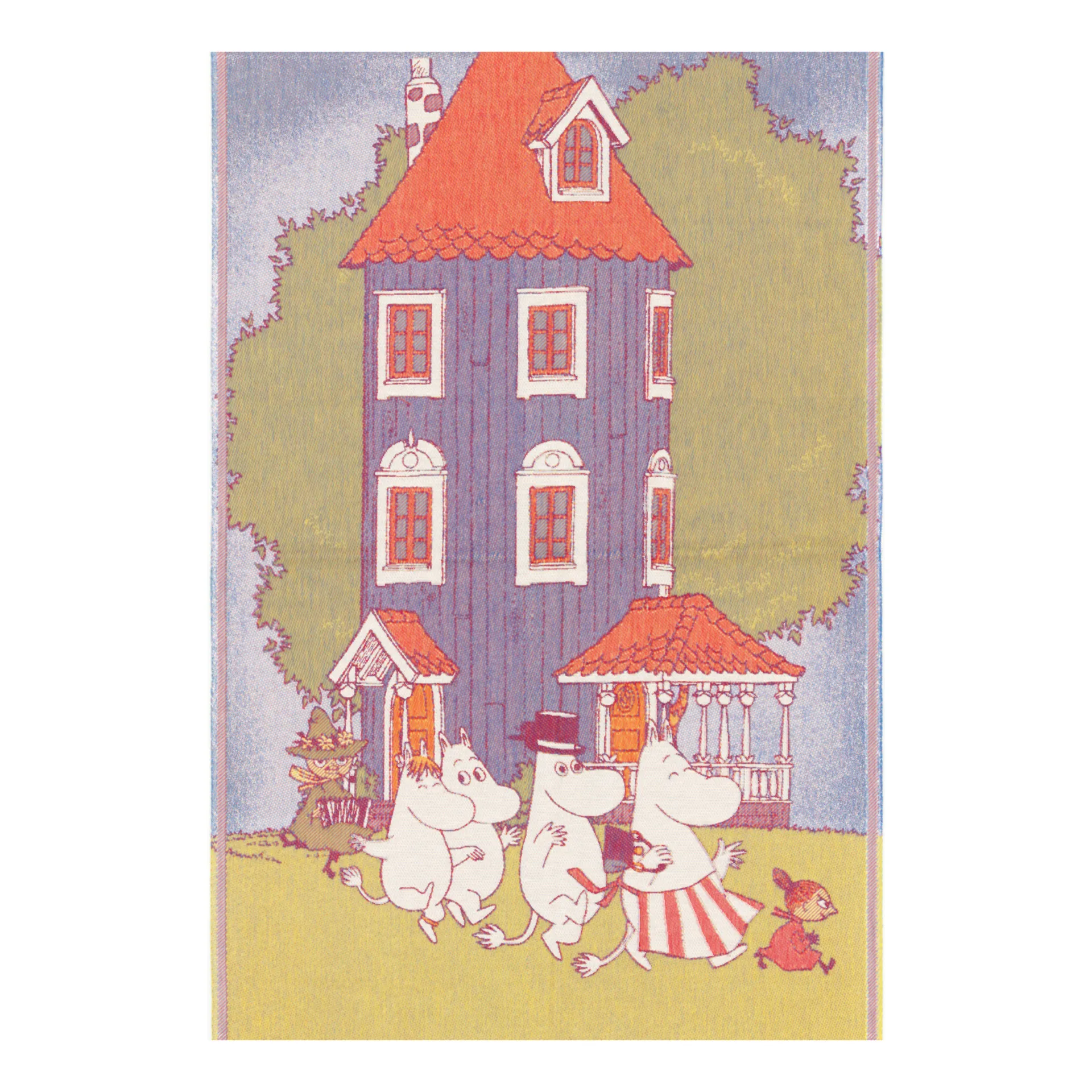 Mummi barneteppe 72x105 cm, Moomin house Ekelund Linneväveri