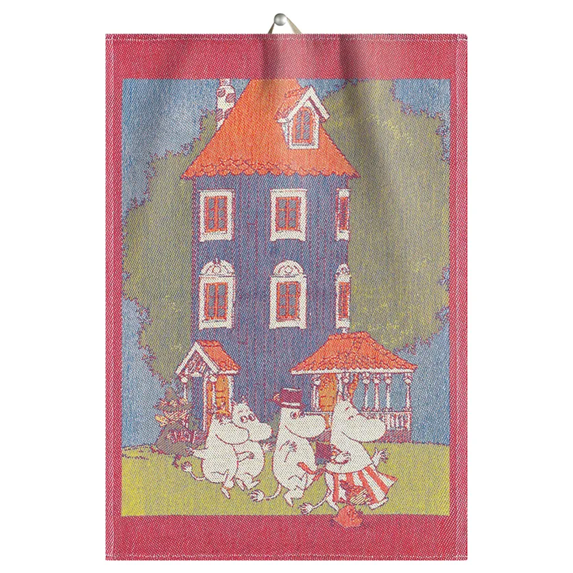 Mummi kjøkkenhåndkle 35x50 cm, Moomin house Ekelund Linneväveri