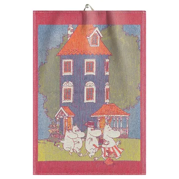 Mummi kjøkkenhåndkle 35x50 cm - Moomin house - Ekelund Linneväveri