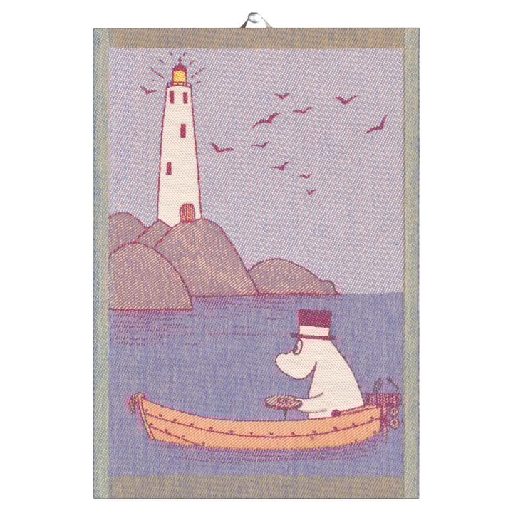 Mummi kjøkkenhåndkle 35x50 cm, Row the boat Ekelund Linneväveri