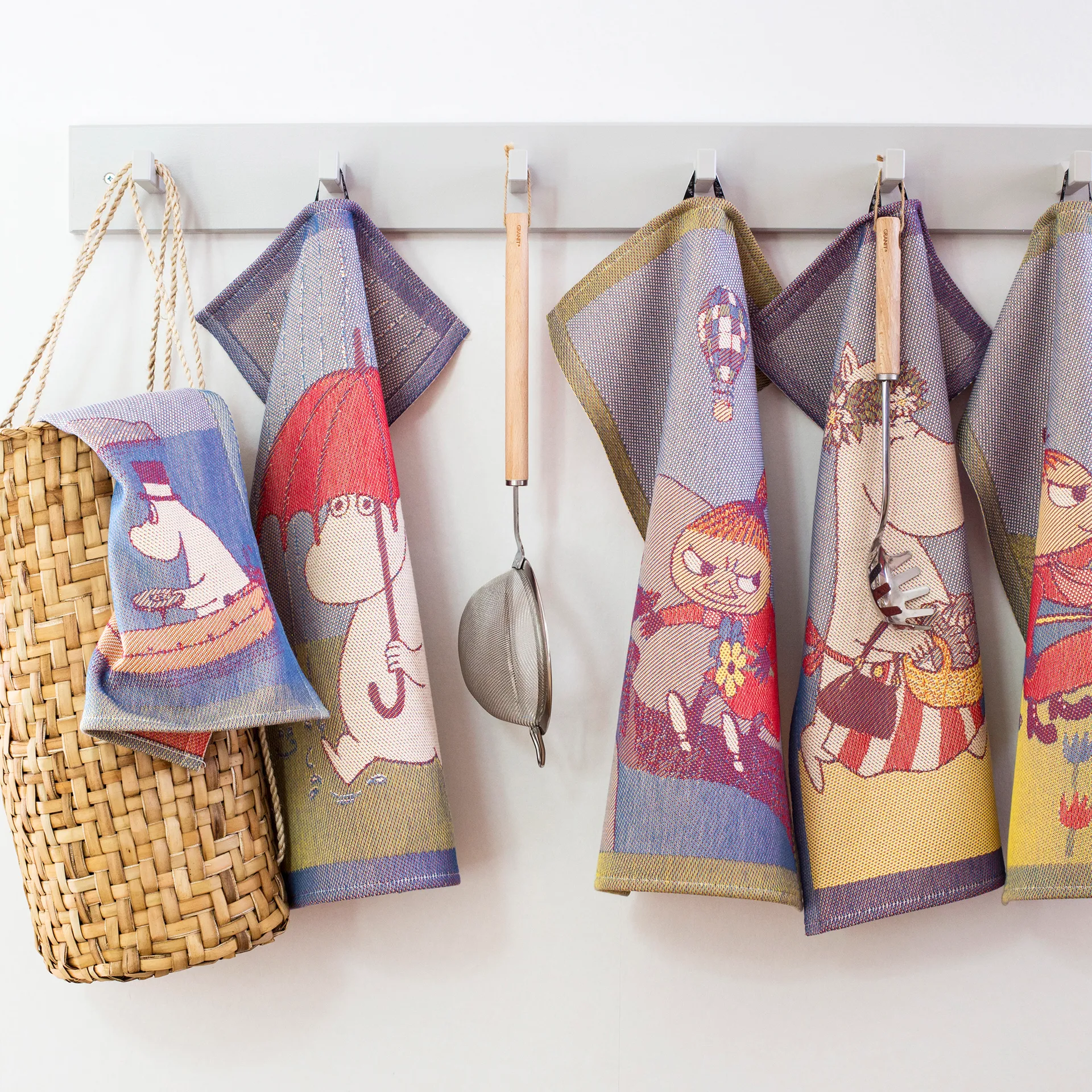 Mummi kjøkkenhåndkle 35x50 cm, Windy Ekelund Linneväveri