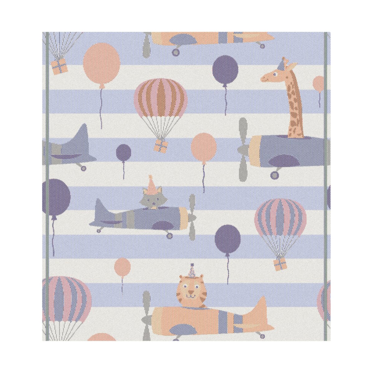 Bilde av Ekelund Linneväveri Ny Ankomst babyteppe 70x75 cm Multi