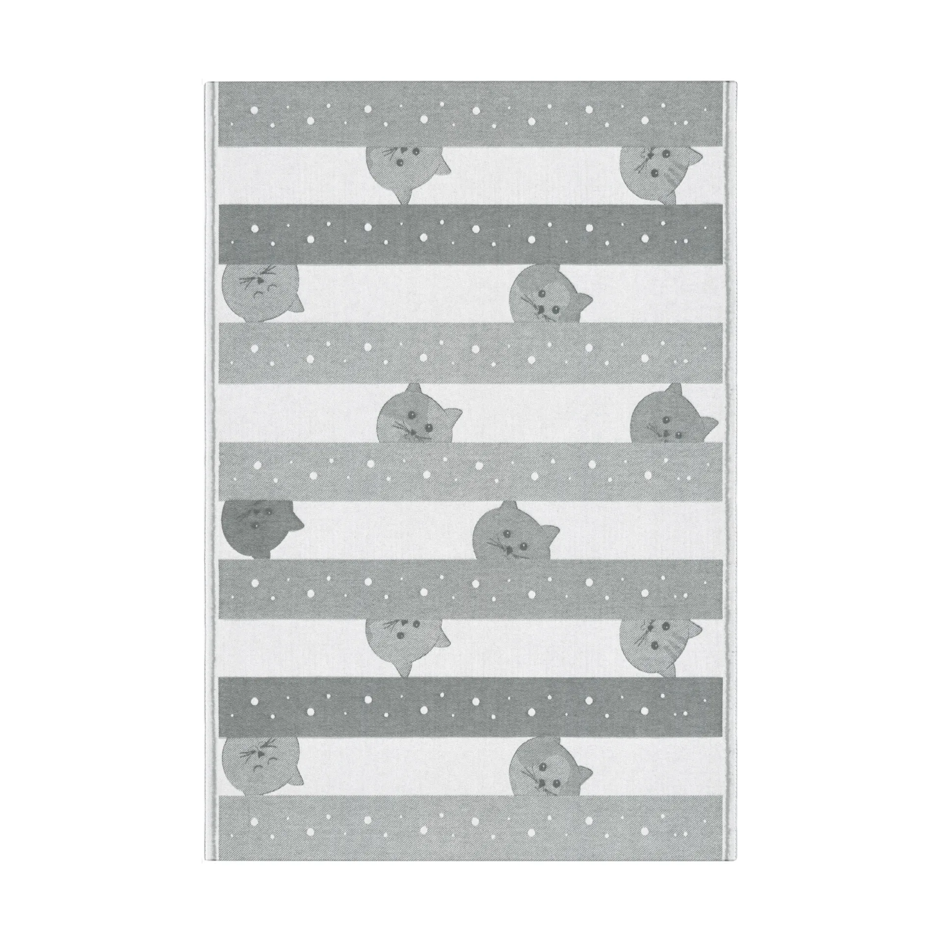 Peekaboo babyteppe 72x105 cm, Grå Ekelund Linneväveri