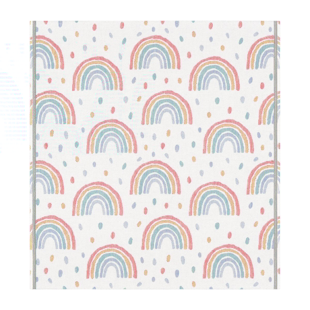 Bilde av Ekelund Linneväveri Rainbow babyteppe 70 x 75 cm
