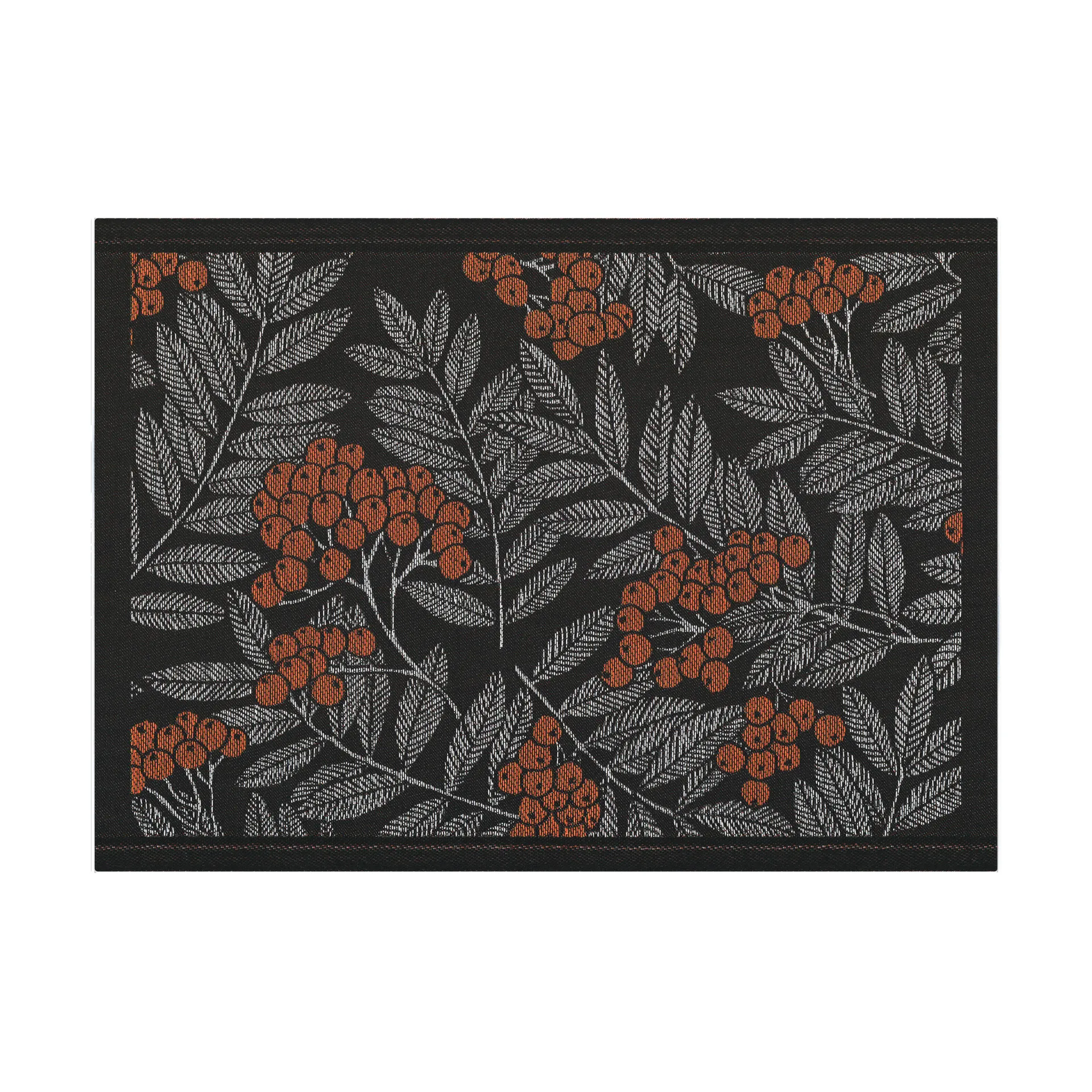 Rönnbärsblad spisebrikke, 35 x 48 cm Ekelund Linneväveri