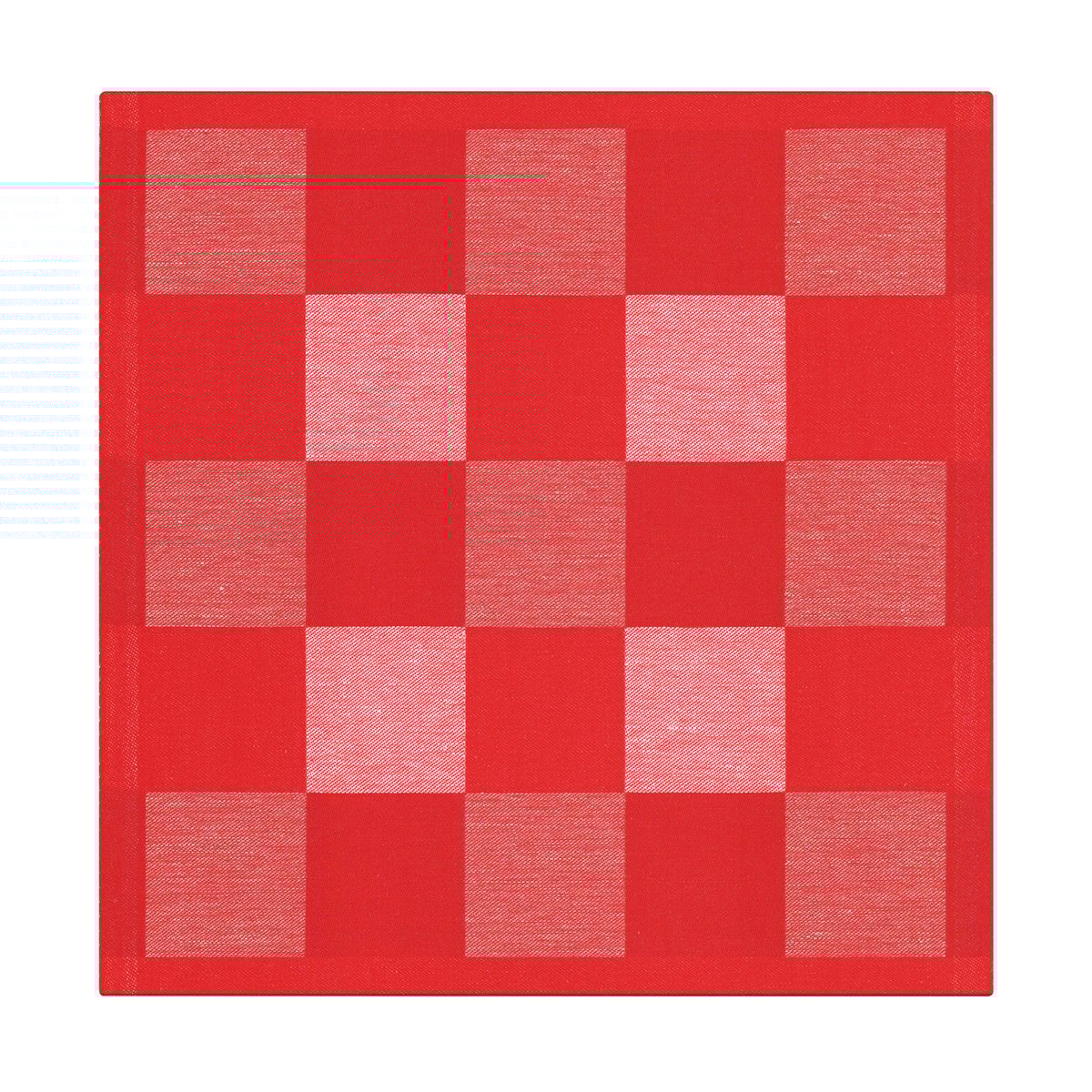 Ekelund Linneväveri Schack serviett rød 35 x 35 cm