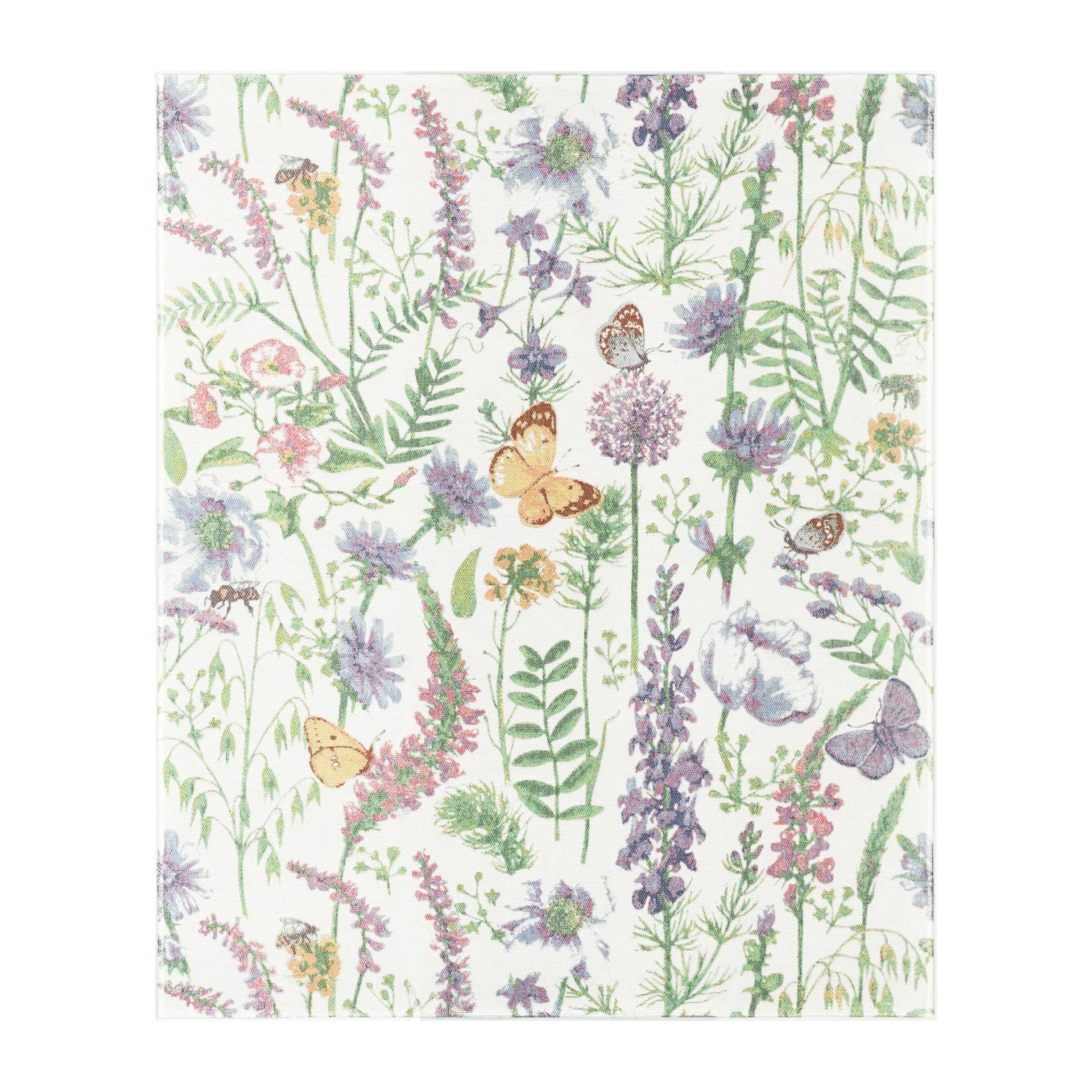 Selma bomullspledd 140 x 170 cm, Multi Ekelund Linneväveri