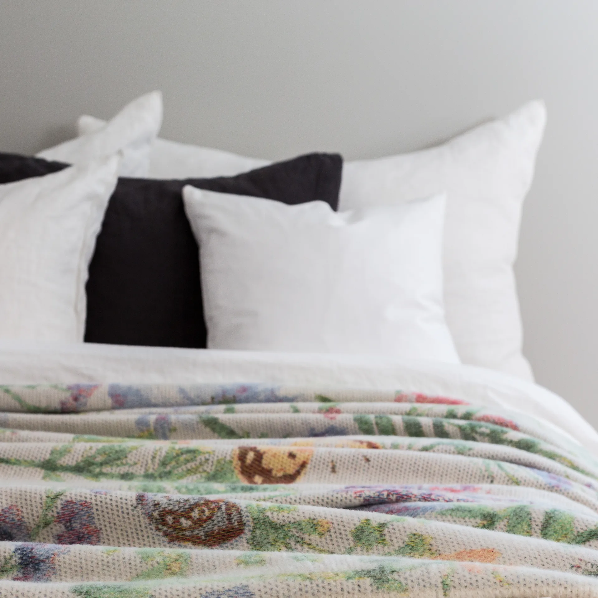 Selma bomullspledd 140 x 170 cm, Multi Ekelund Linneväveri