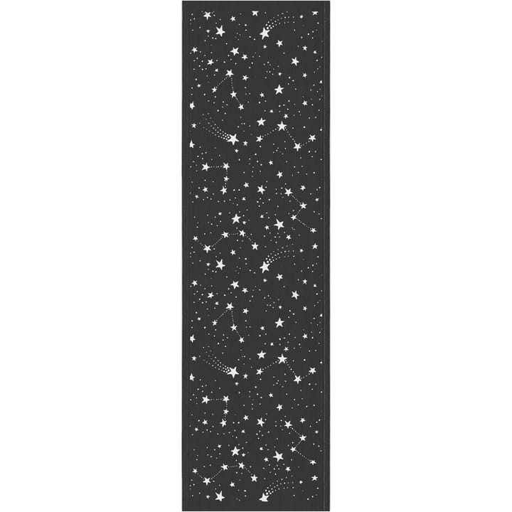 Stjärnfall bordsløper 35x120 cm - Svart - Ekelund Linneväveri