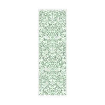 Strawberry Thief bordløper 50x150 cm - Grønn - Ekelund Linneväveri