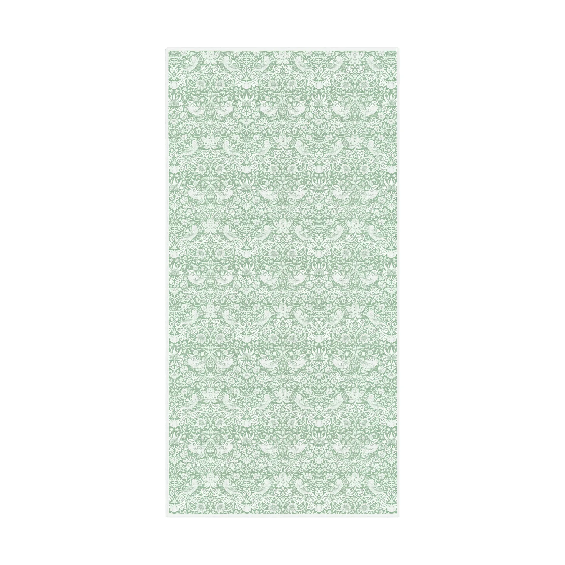 Strawberry Thief duk 150x300 cm, Grønn Ekelund Linneväveri