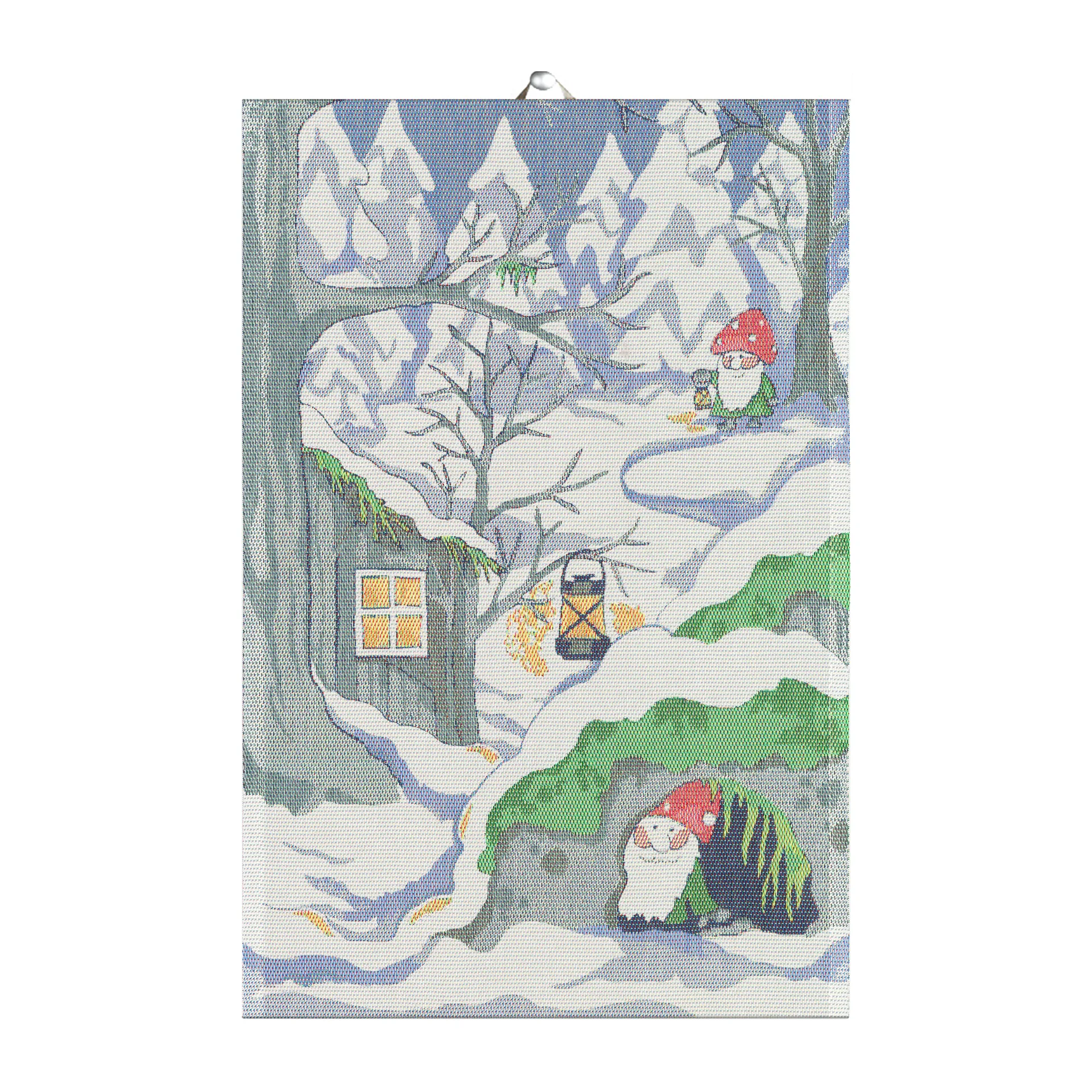 Stugan kjøkkenhåndkle 40 x 60 cm, Blå Ekelund Linneväveri