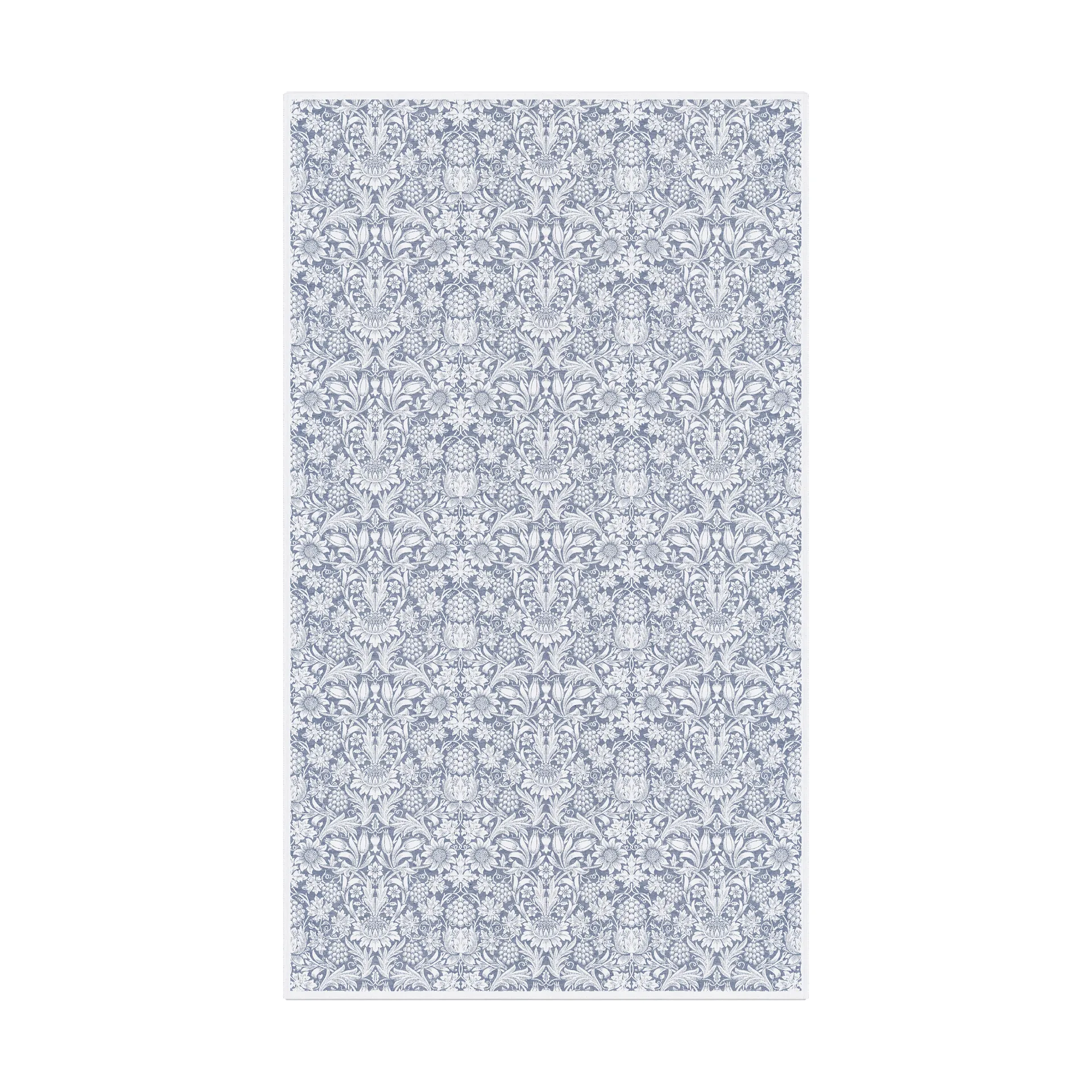 Sunflower bordduk 150x250 cm, Blå Ekelund Linneväveri