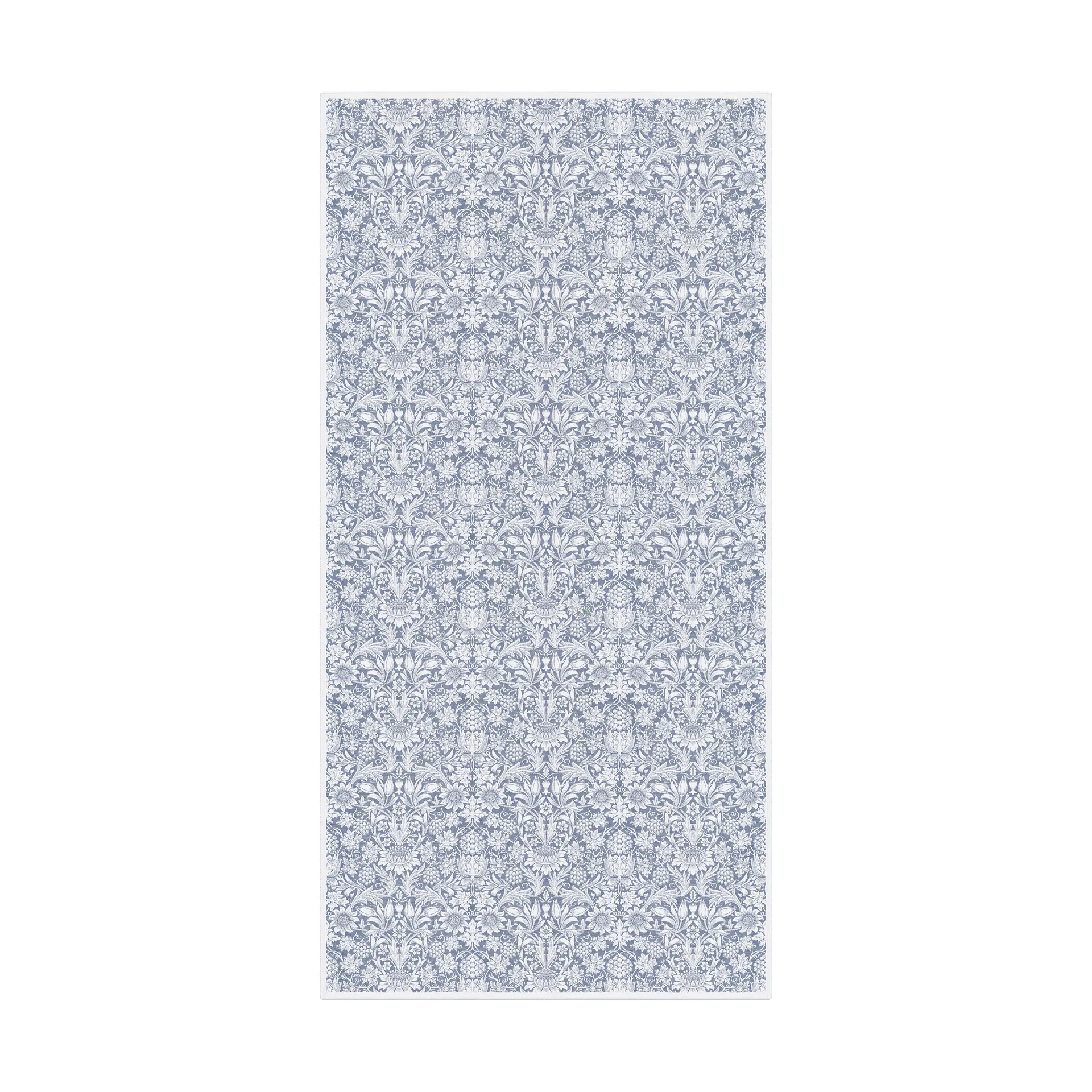 Sunflower bordduk 150x300 cm, Blå Ekelund Linneväveri