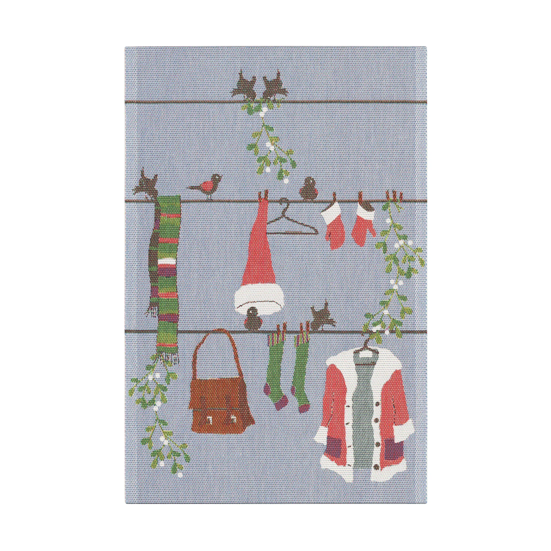 Tomtelina kjøkkenhåndkle 40x60 cm, Multi Ekelund Linneväveri