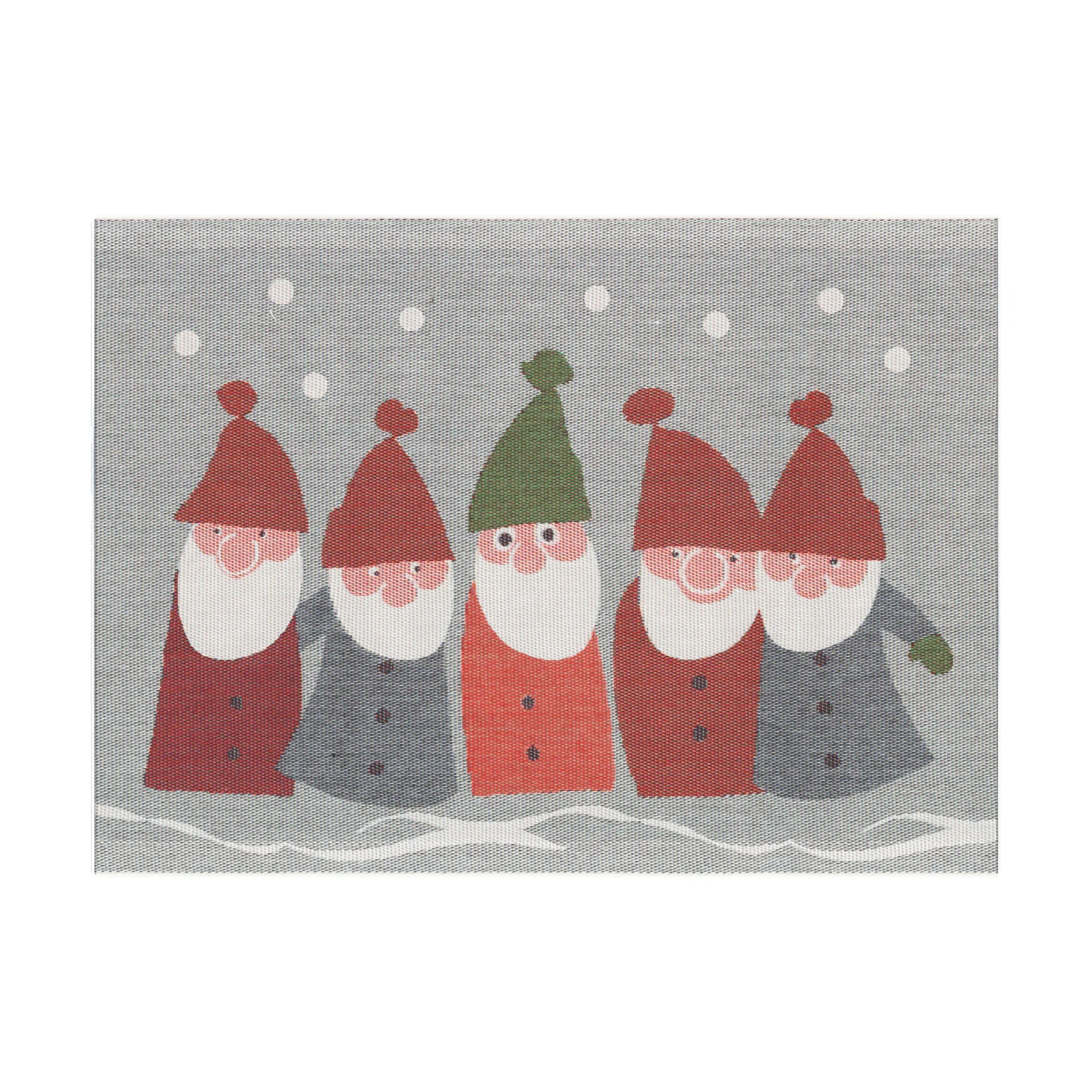 Tomtemøte spisebrikke 35x48 cm, Multi Ekelund Linneväveri