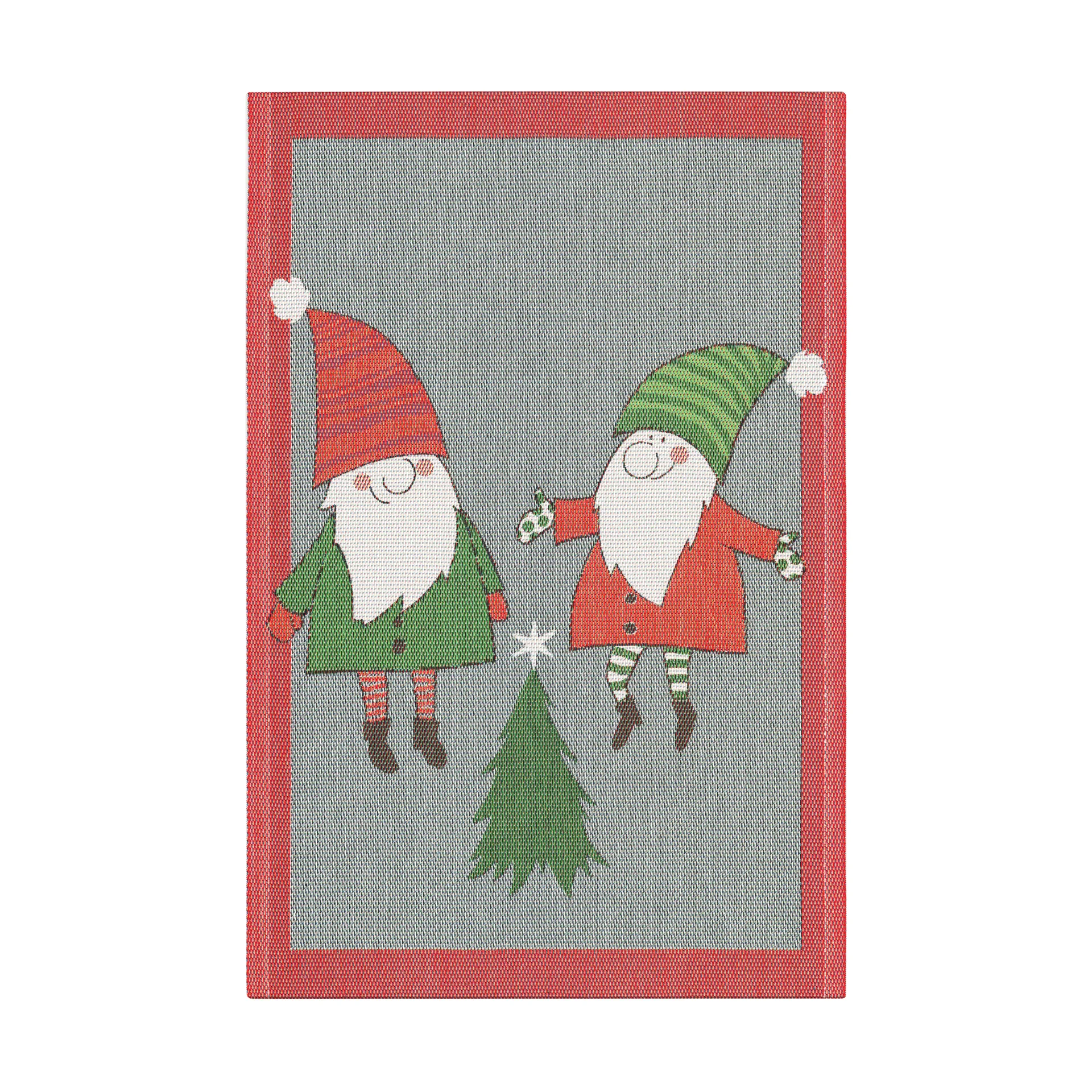 Tomtenisser kjøkkenhåndkle 40x60 cm, Multi Ekelund Linneväveri