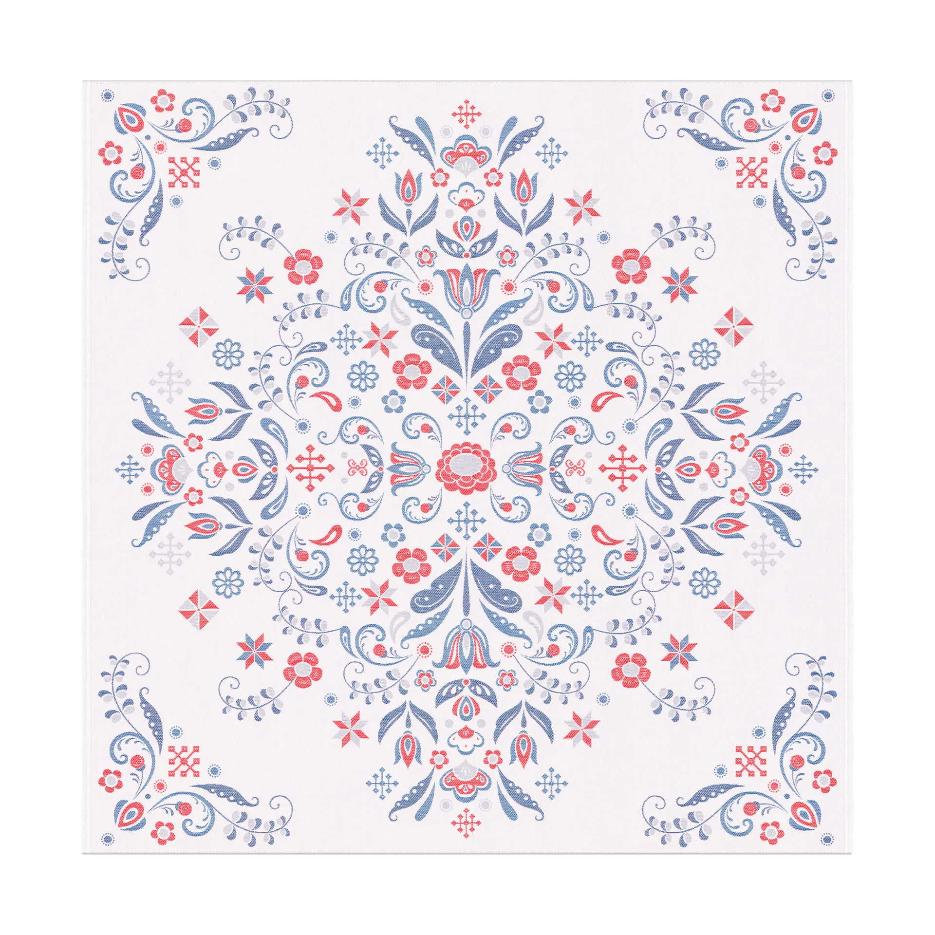 Torplyckan bordduk 145x145 cm, Multi Ekelund Linneväveri