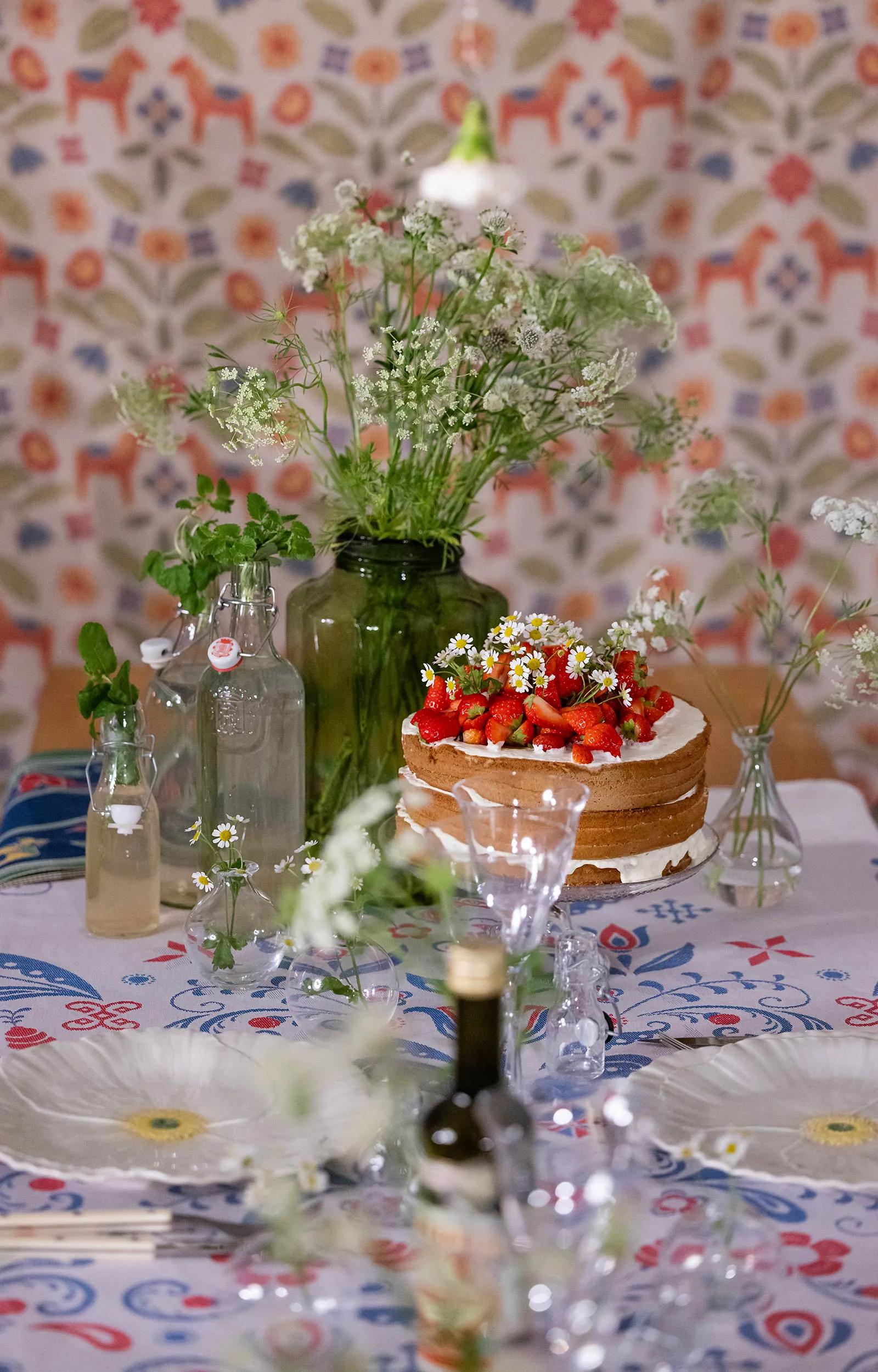 Torplyckan kjøkkenhåndkle 35x50 cm, Multi Ekelund Linneväveri