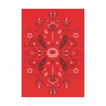 Torplyckan kjøkkenhåndkle 48x70 cm - Rød - Ekelund Linneväveri