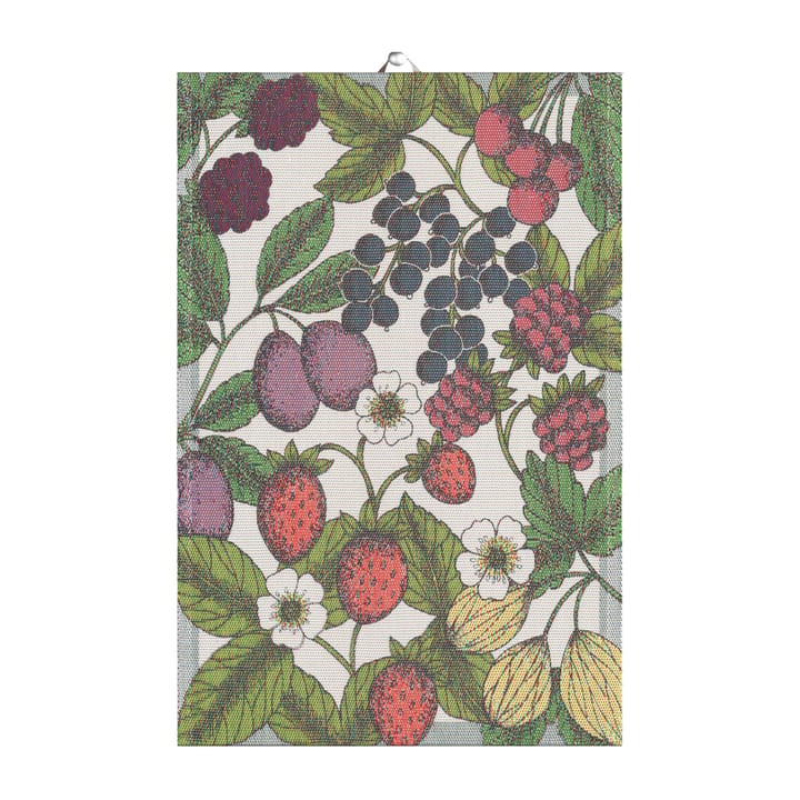 Trädgårdsbär kjøkkenhåndkle - 40 x 60 cm - Ekelund Linneväveri