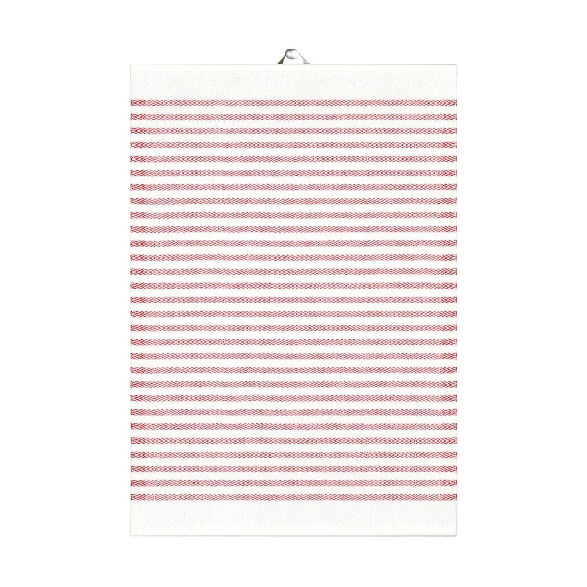 Tvärs kjøkkenhåndkle rød, 35x50 cm Ekelund Linneväveri