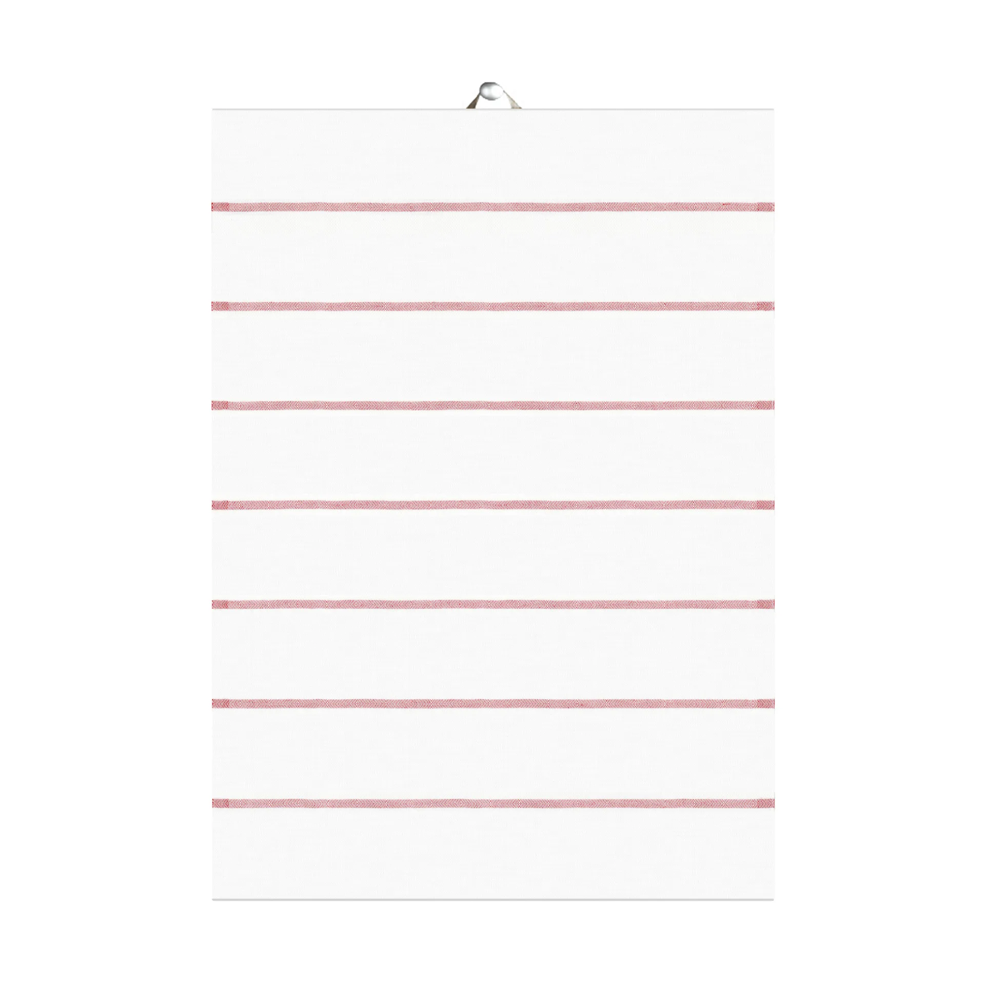 Tvärs kjøkkenhåndkle rød, 50x70 cm Ekelund Linneväveri