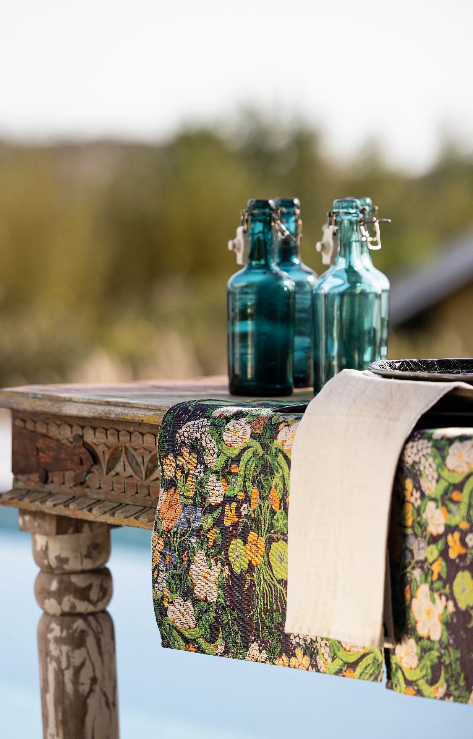 Vägrenen kjøkkenhåndkle 35x50 cm, Multi Ekelund Linneväveri