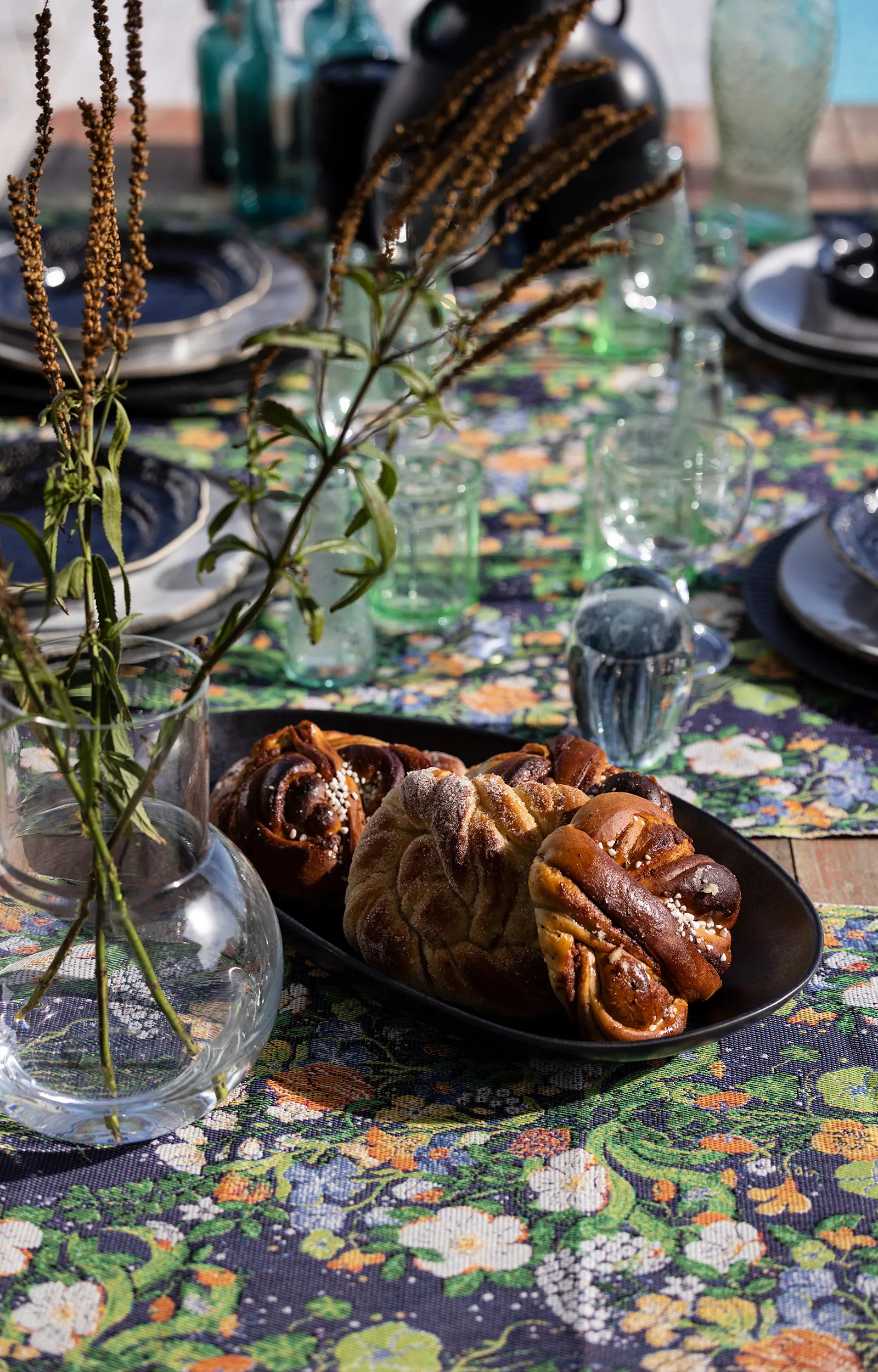 Vägrenen kjøkkenhåndkle 35x50 cm, Multi Ekelund Linneväveri