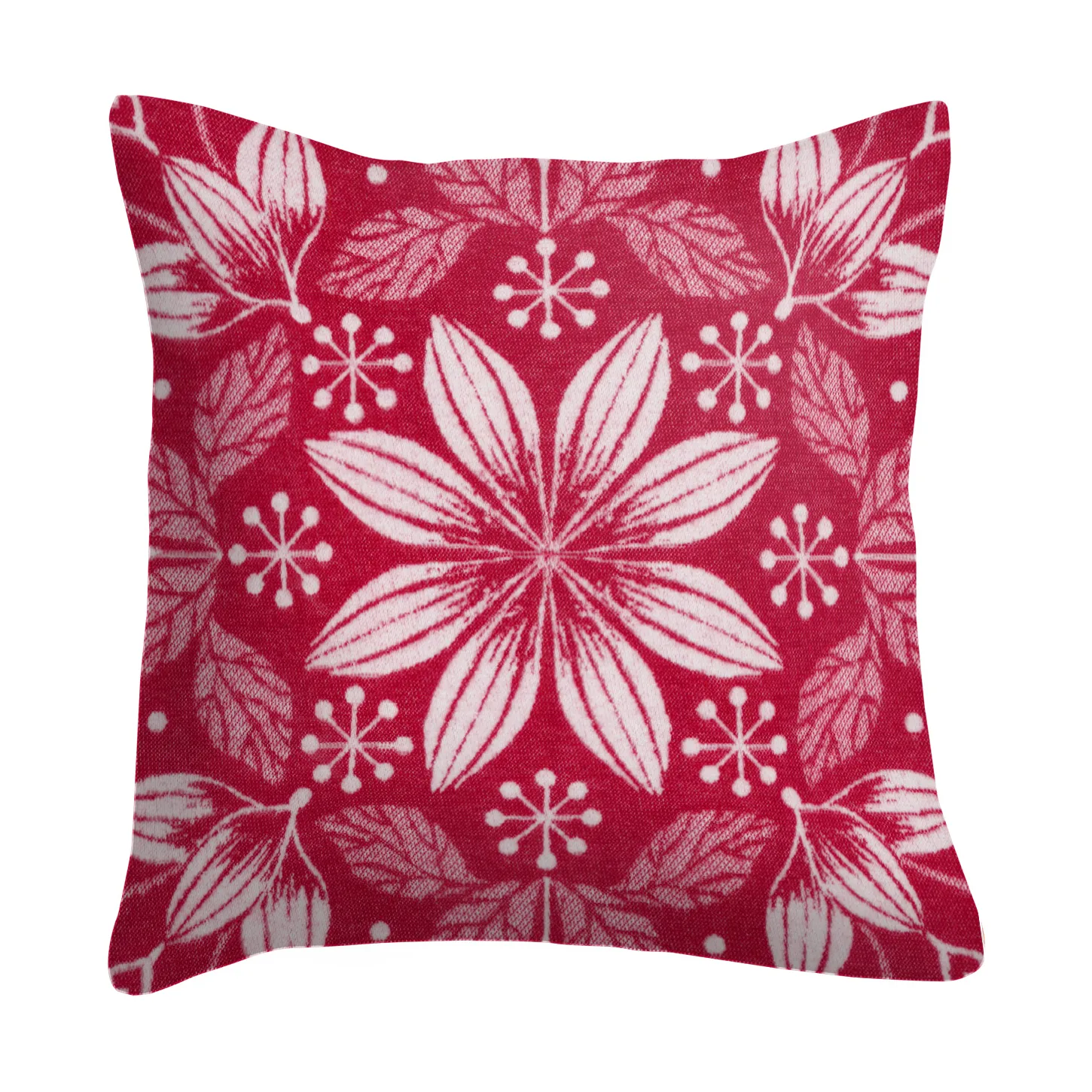 Värme putetrekk 40x40 cm, Rød Ekelund Linneväveri