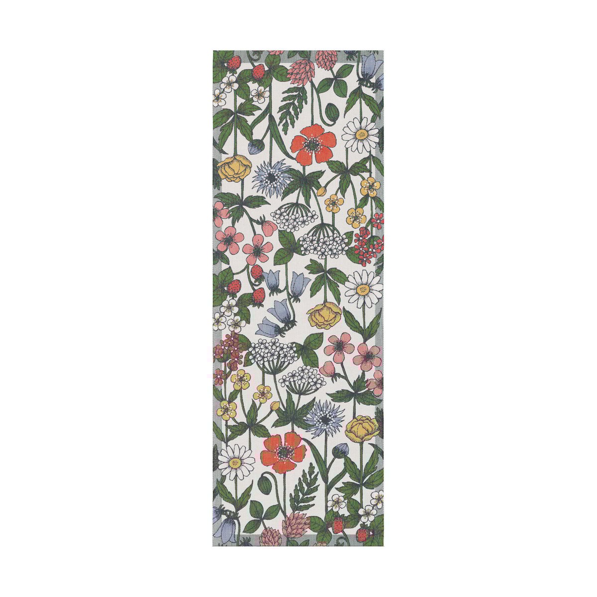 Bilde av Ekelund Linneväveri Vildblomster bordløper 35x100 cm Multi