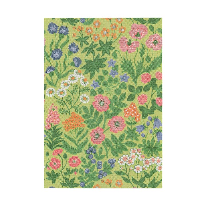 Vildblomster kjøkkenhåndkle 35x50 cm - Grønn - Ekelund Linneväveri