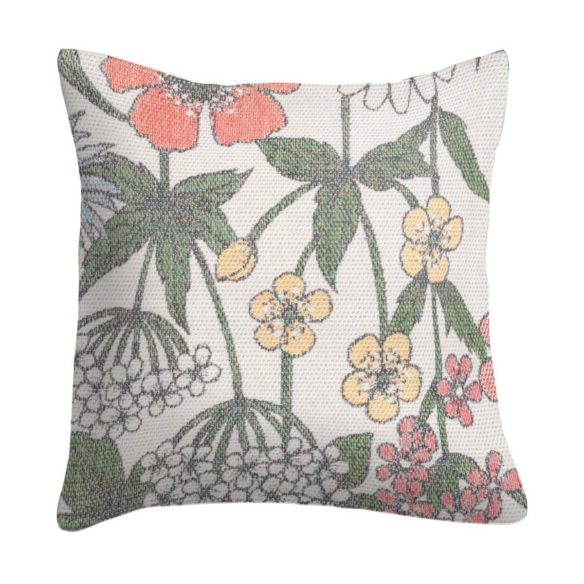 Bilde av Ekelund Linneväveri Vildblomster putetrekk 40x40 cm Multi