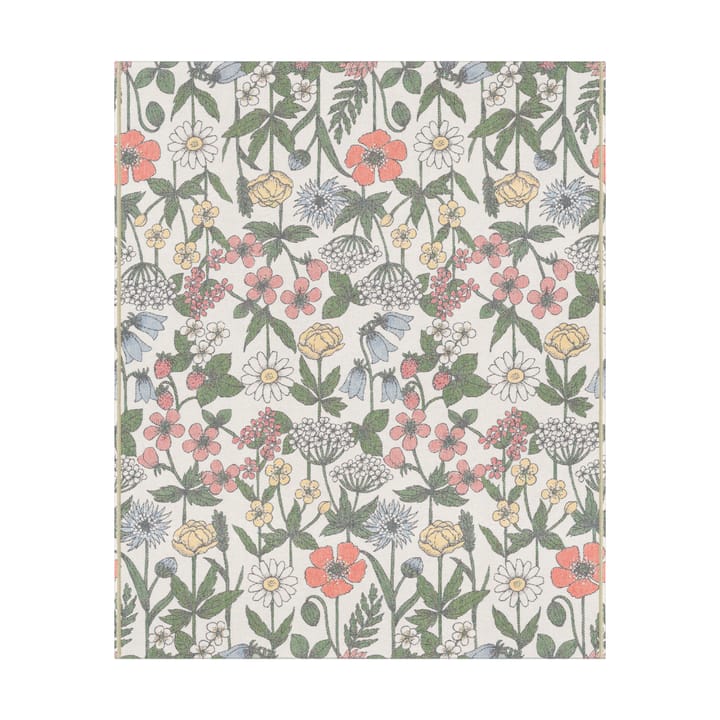 Villblomst bomullspledd 140x170 cm - Multi - Ekelund Linneväveri