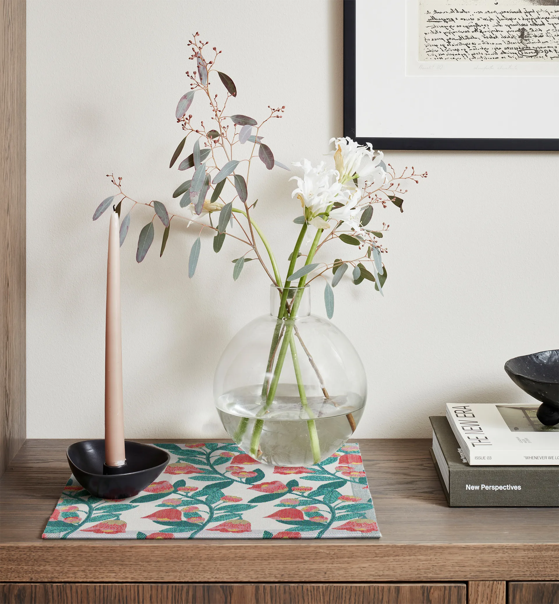 Waveflower serviett, 35 x 35 cm Ekelund Linneväveri