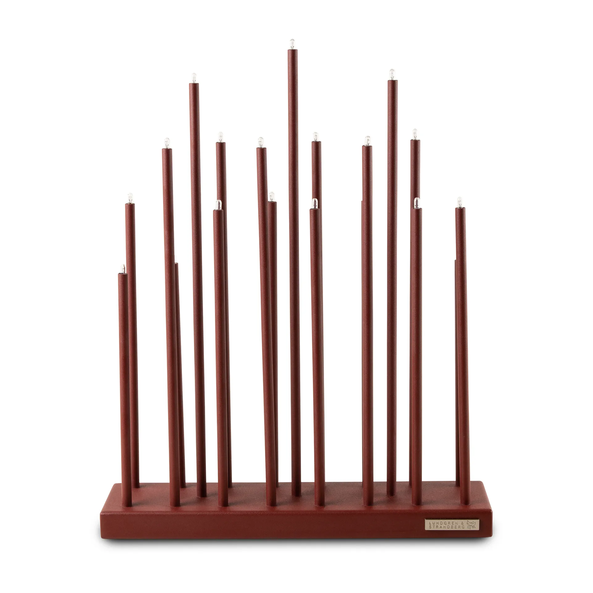 Elflugan elektrisk lysestake, Oksidrød Elflugan