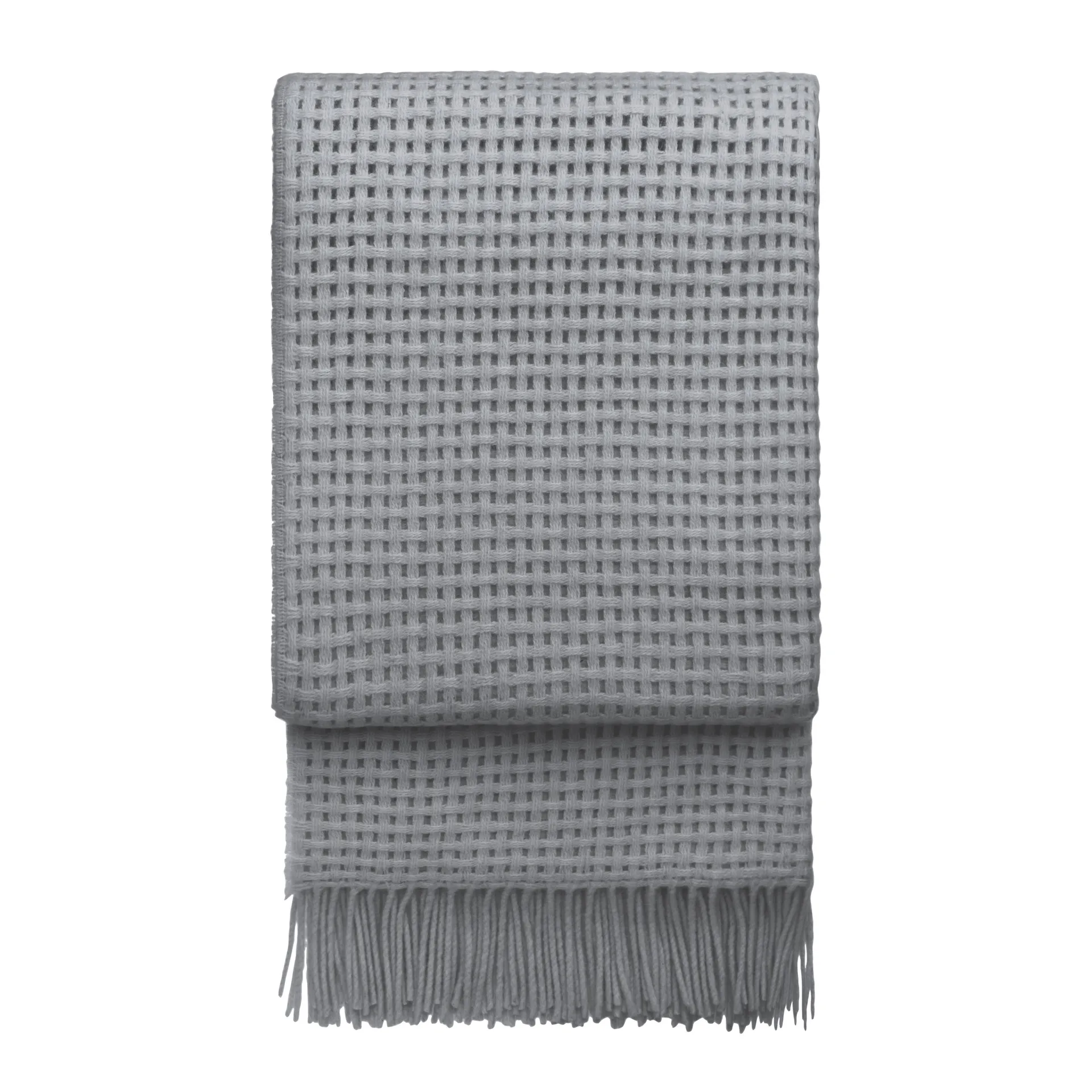 Basket pledd 130x200 cm, lysegrå Elvang Denmark
