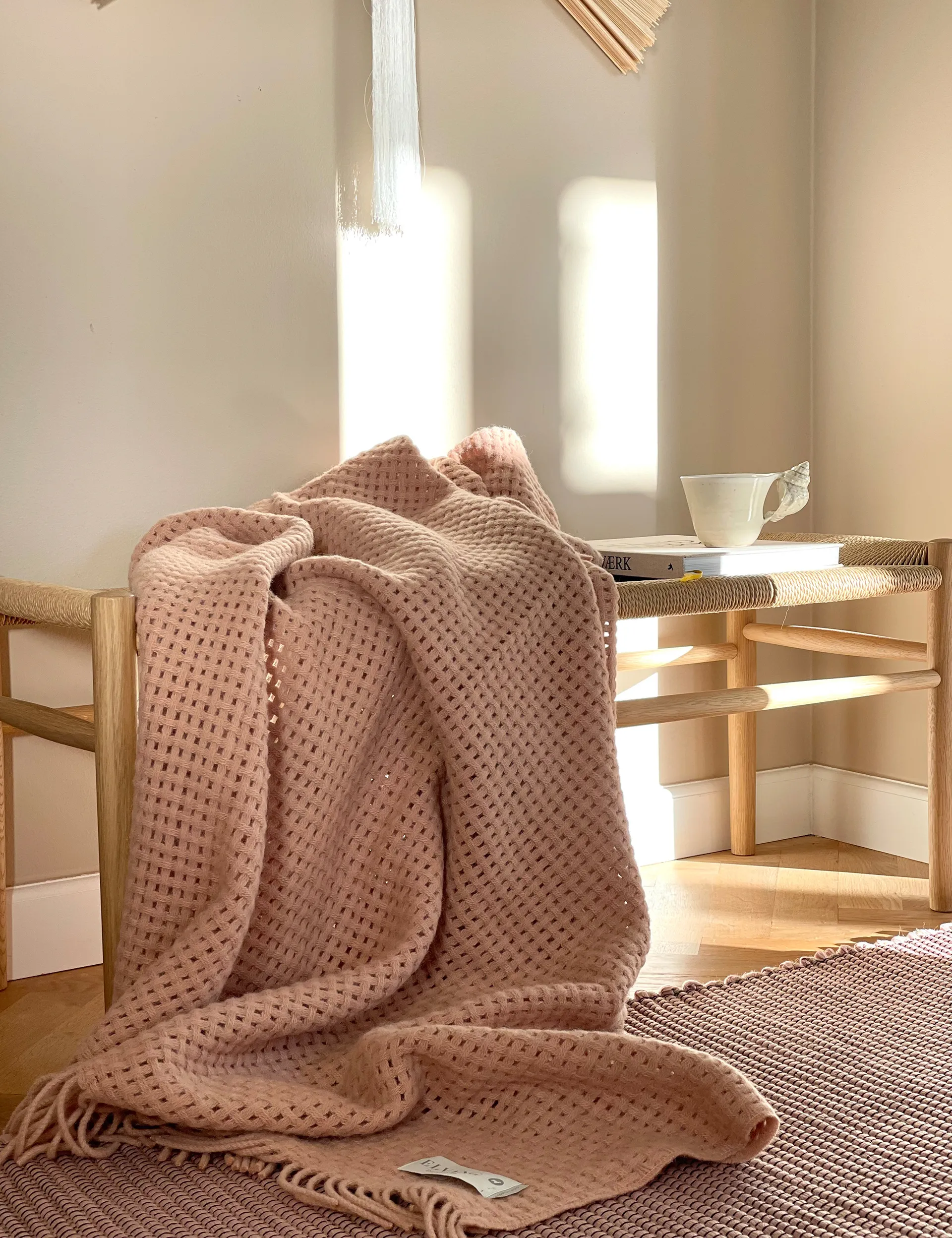 Basket pledd 130x200 cm, Nude Elvang Denmark