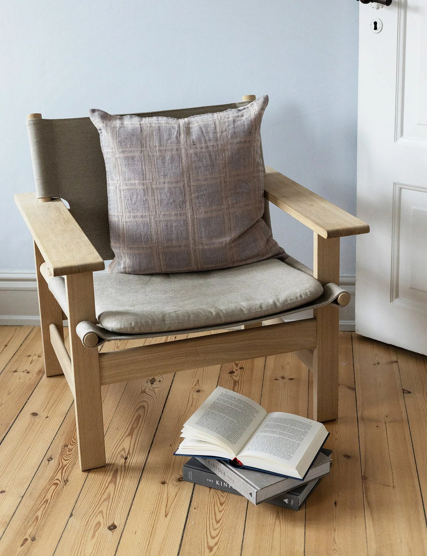 Dahlia putetrekk 50 x 50 cm, Brown  Elvang Denmark