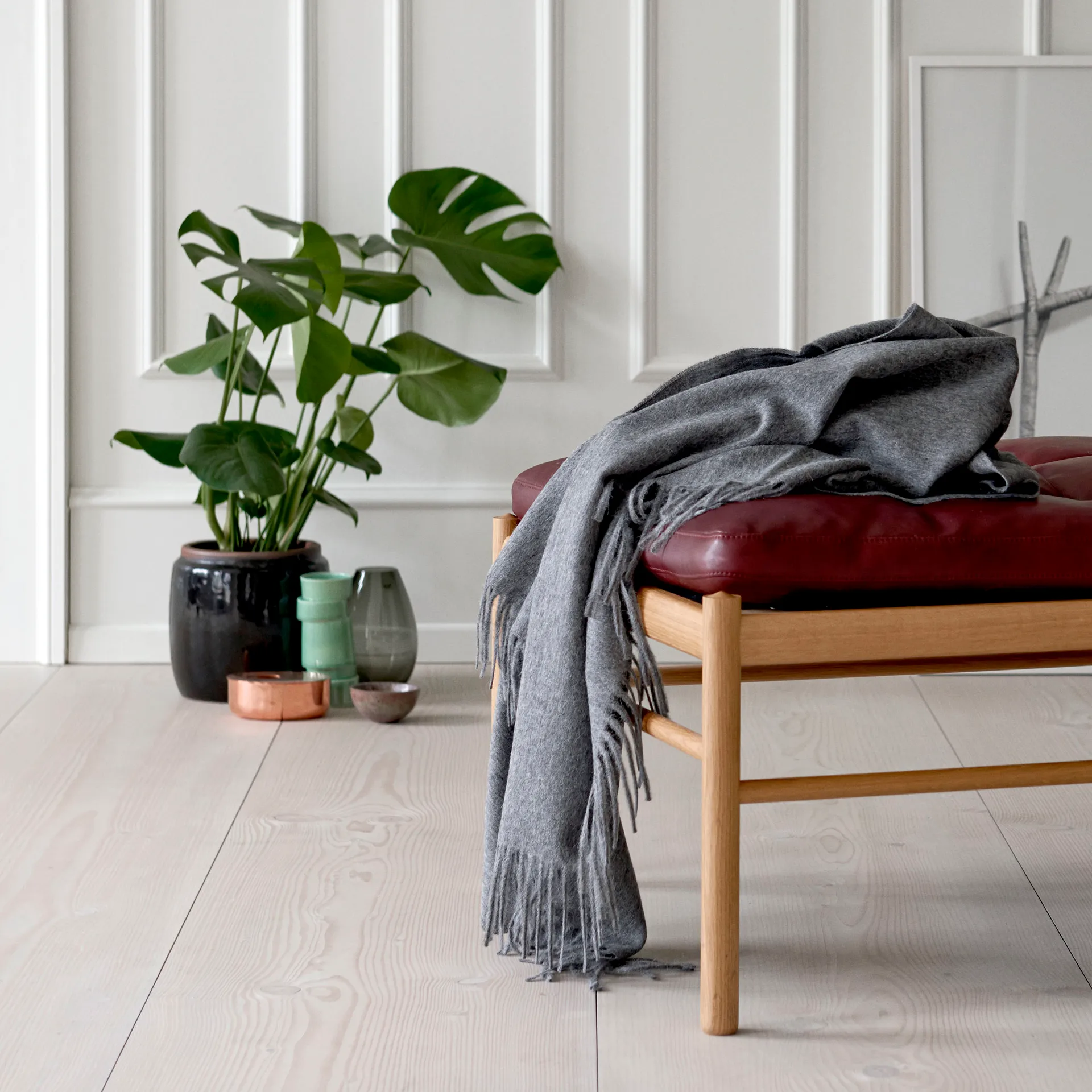 Elvang Classic pledd, Grå Elvang Denmark