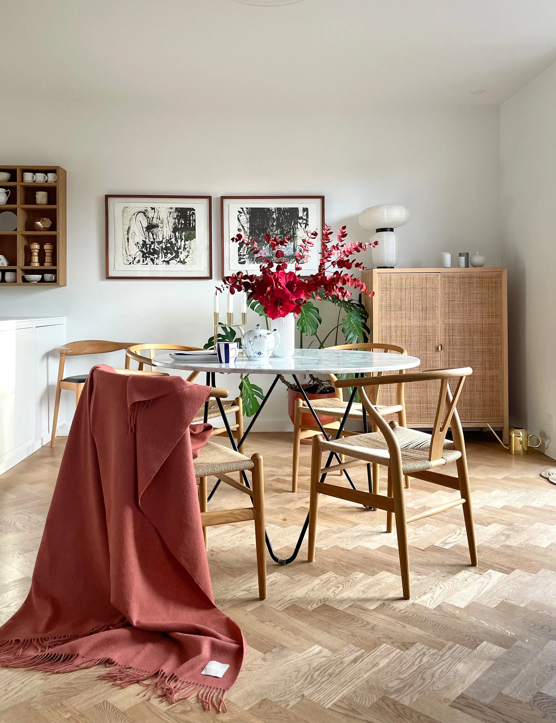 Elvang Classic pledd, Rusty red Elvang Denmark