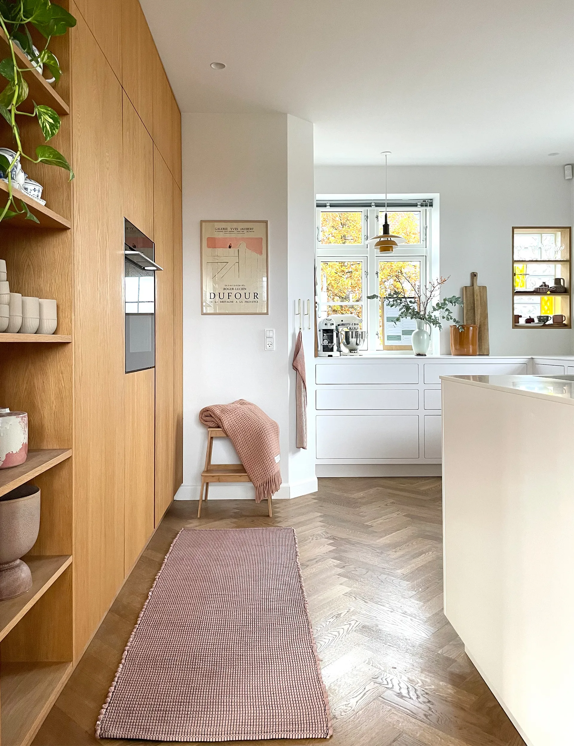 Hazelnut teppe 60 x 180 cm, Light rose Elvang Denmark