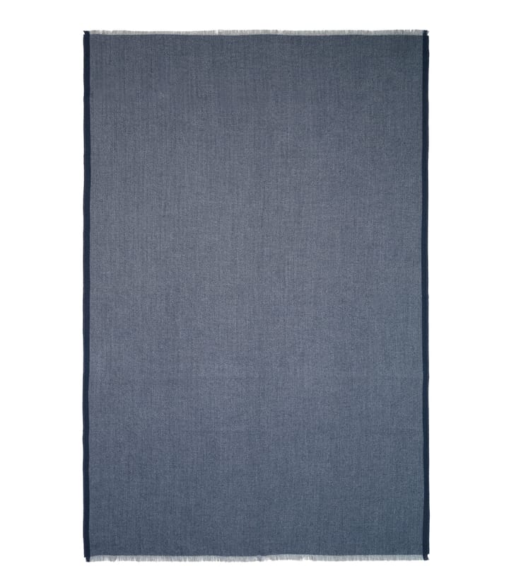 Herringbone pledd 130x190 cm - Dark blue-grey - Elvang Denmark
