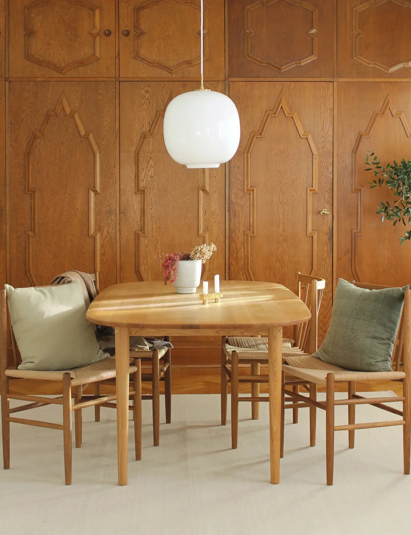 Horizon putetrekk 40x60 cm, Bottle green Elvang Denmark