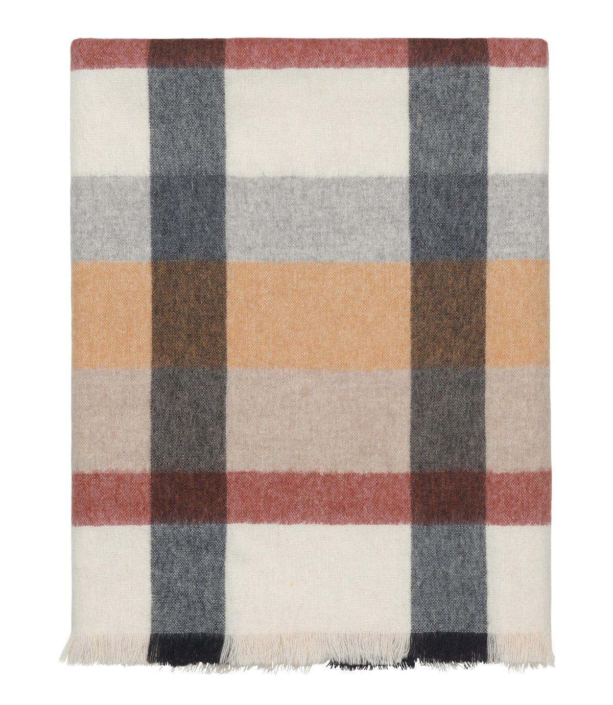 Bilde av Elvang Denmark Intersection pledd 130x190 cm Rusty red-grey