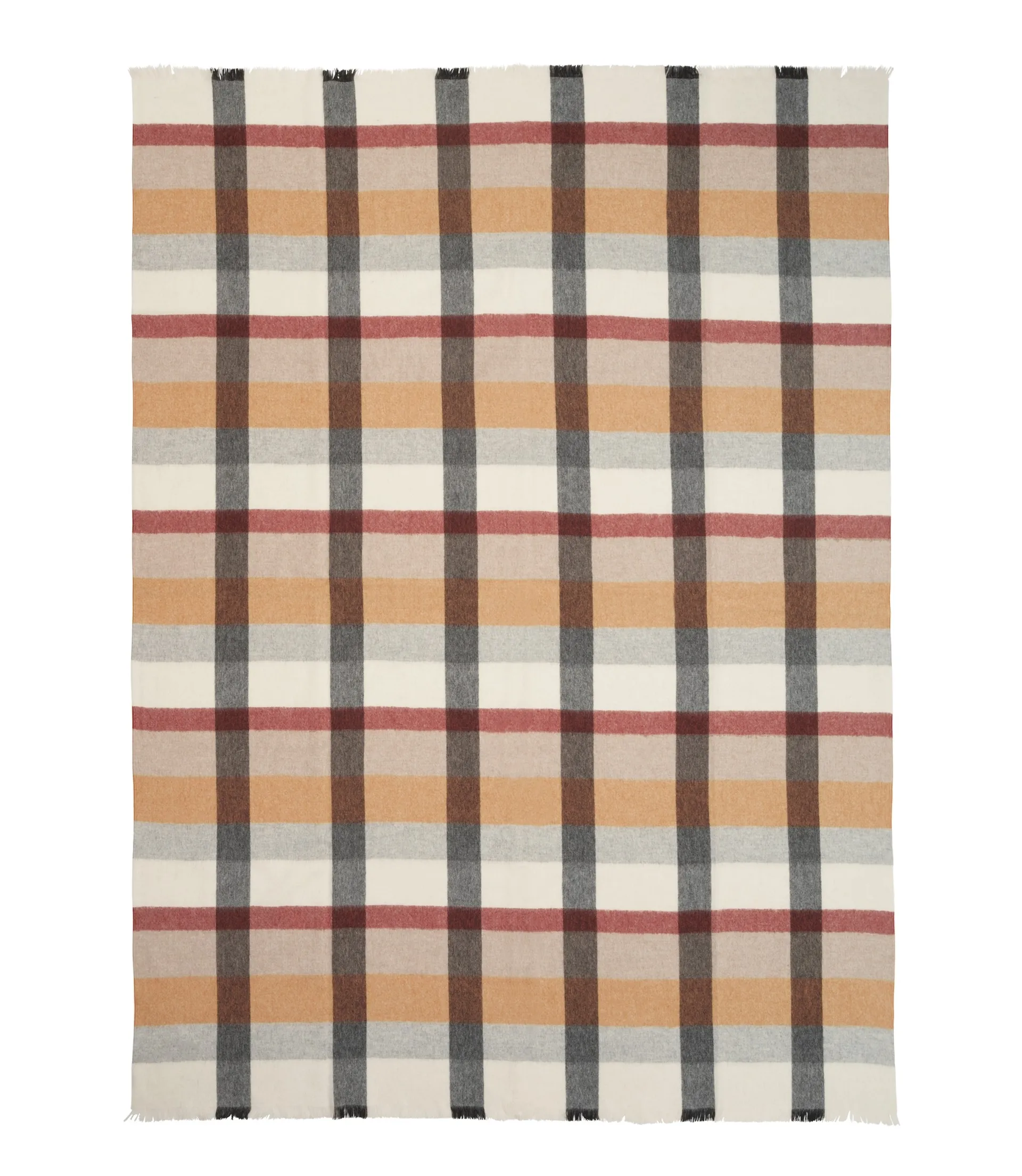 Intersection pledd 130x190 cm, Rusty red-grey Elvang Denmark