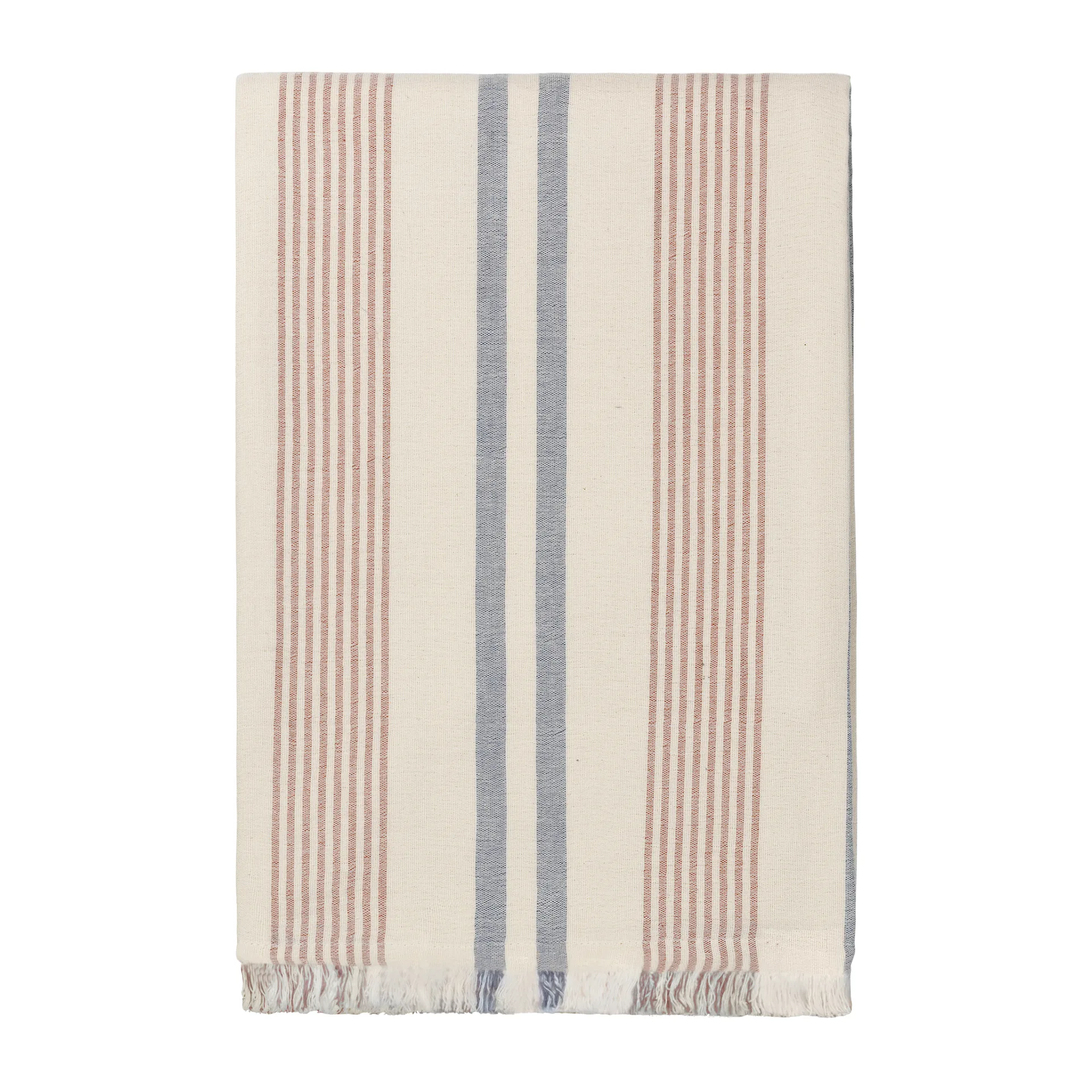 Iris pledd 130 x 215 cm, Blue-Rusty red Elvang Denmark